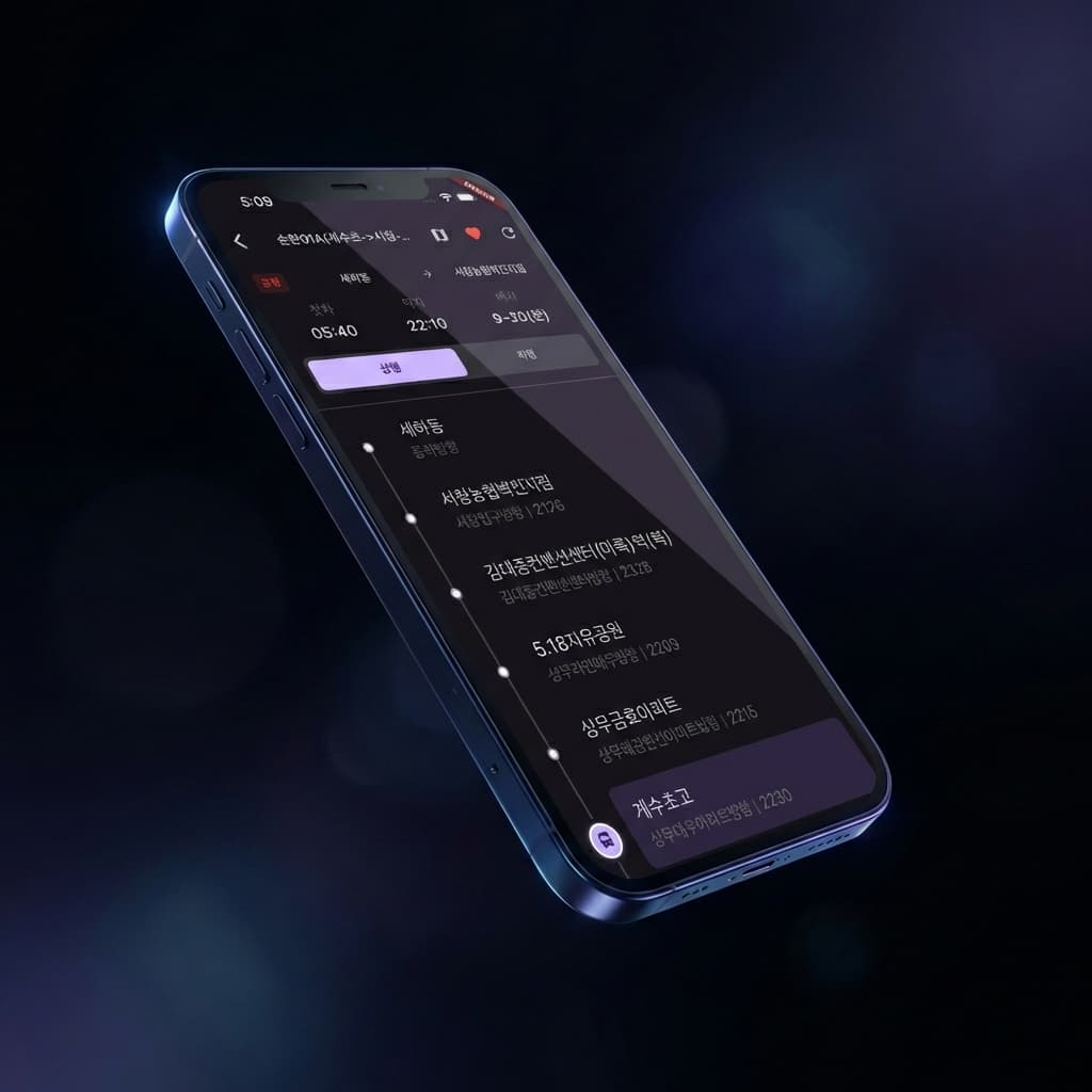 BusExpert App Interface